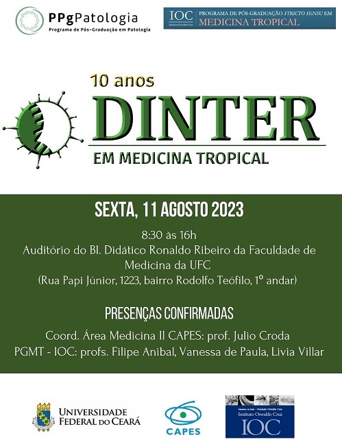 Banner de divulgação - DINTER 10 ANOS 2