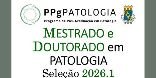 Seleção 2026.1 para o PPG em Patologia
