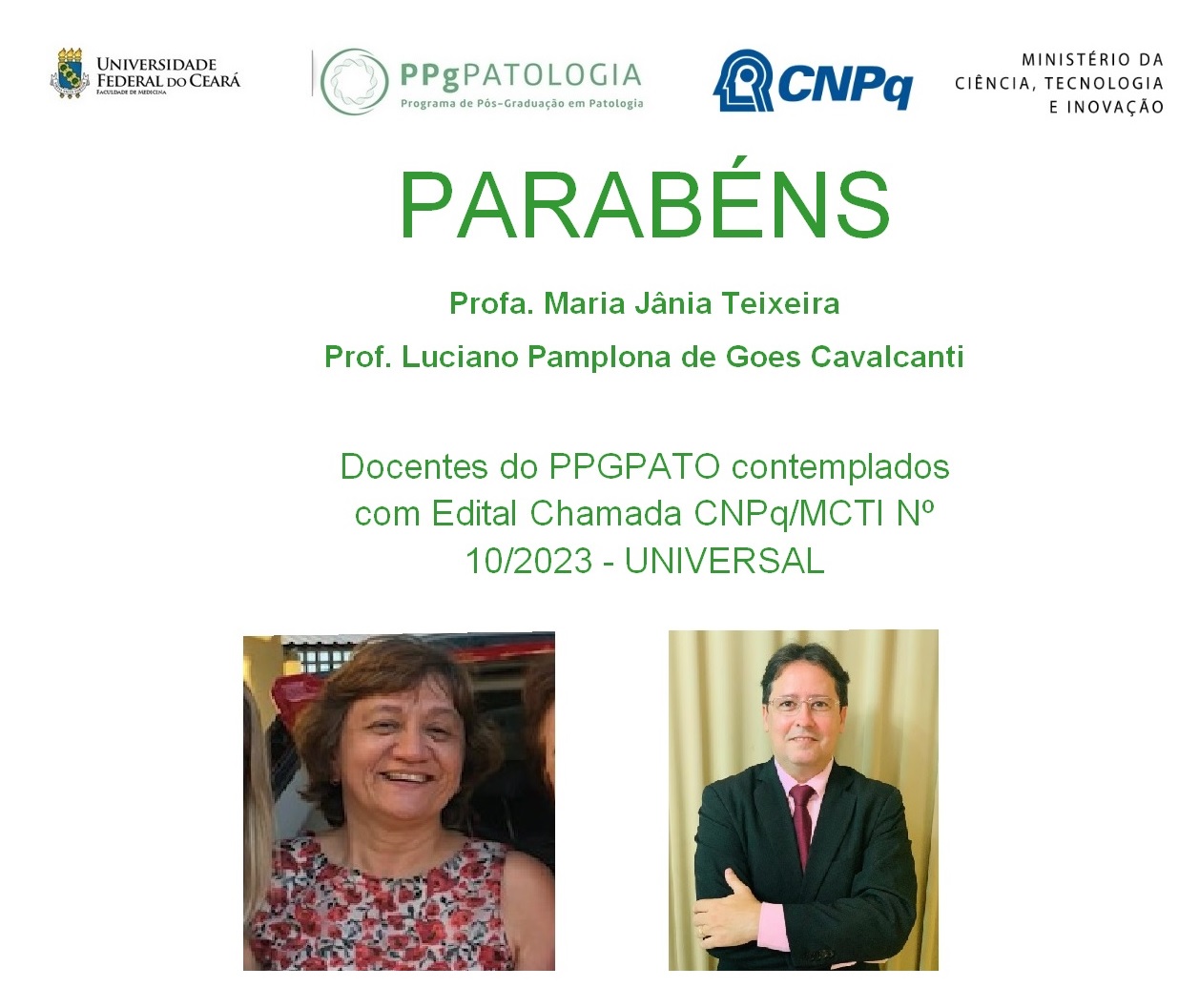 Jania e Luciano edital 10 2023 cnpq