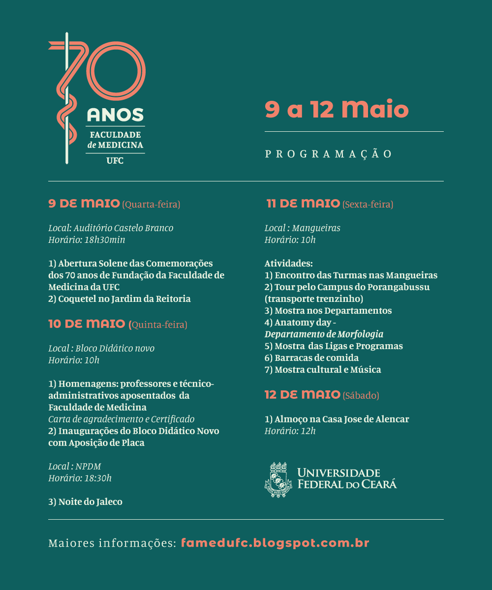 Programacao Facebook 70 Anos